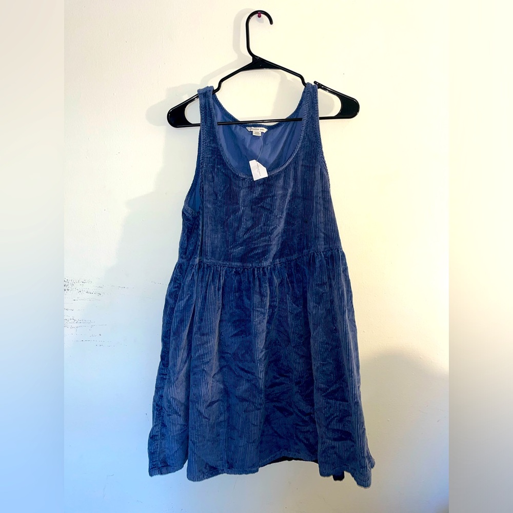 Blue Corduroy American Eagle Dress (with pockets)